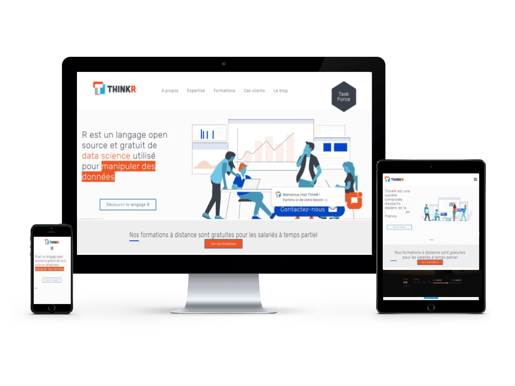 Aperçu du site thinkR
