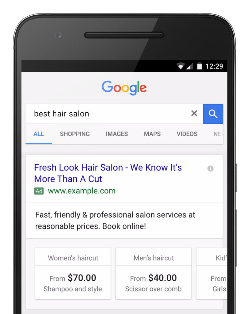 Illustration de l’article Extension de Prix AdWords : Désormais disponible !