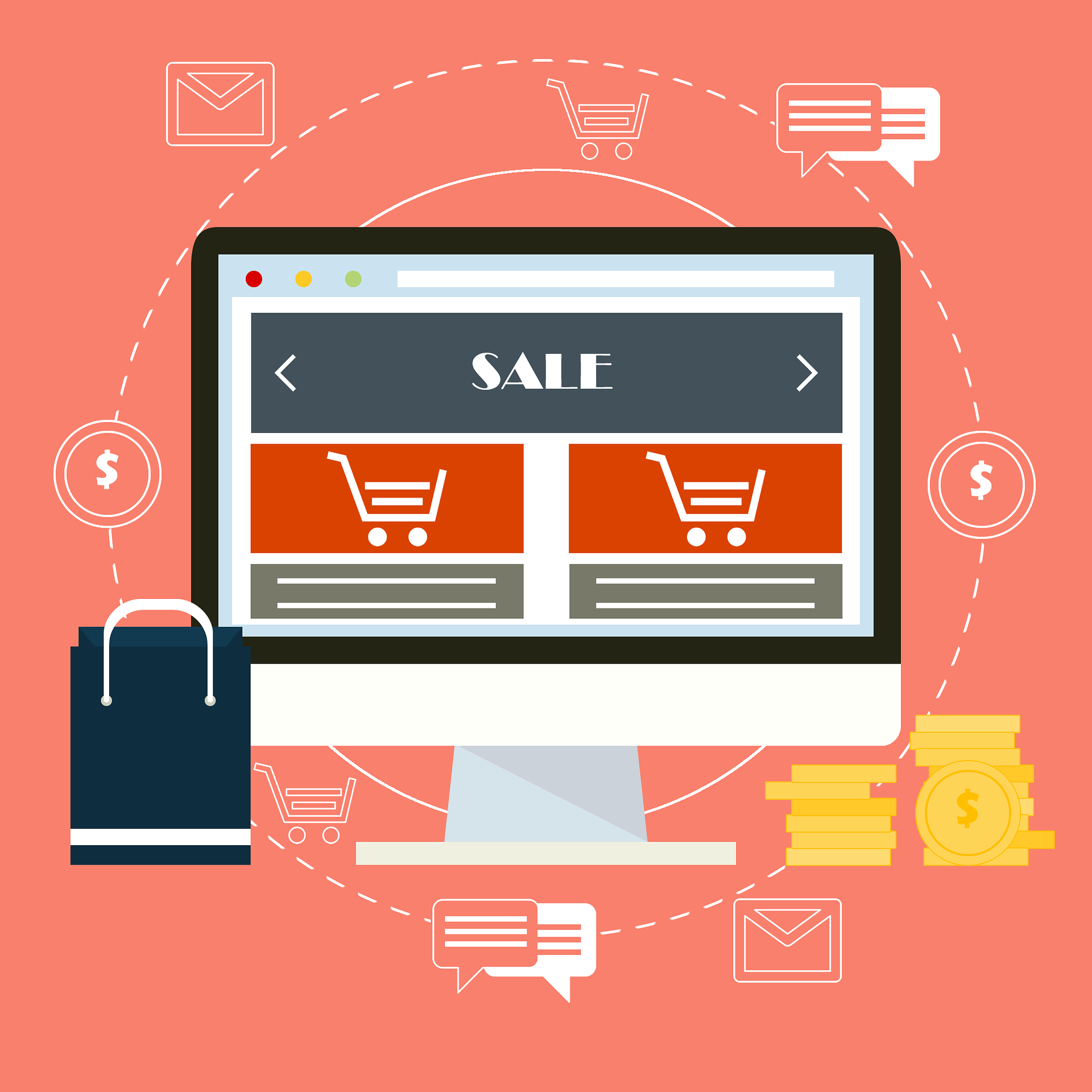 Illustration de l’article Chèque numérique pour un commerce connecté